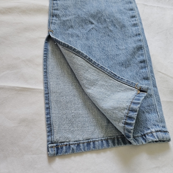 Blank NYC The Cooper Slim Straight Slit Inseam Womens Size 31 Adrenaline Rush - Picture 9 of 15